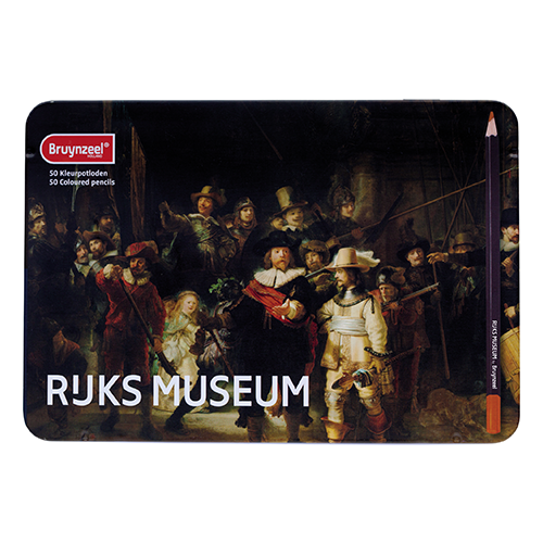 화방넷브런질 유성색연필 50색 세트 Rijks Museum